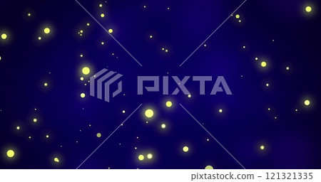 Image of spots of light falling on blue background 121321335