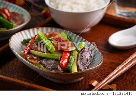臘腸 蘆筍 農曆新年 smoked sausage ソーセージ アスパラガス 121321415