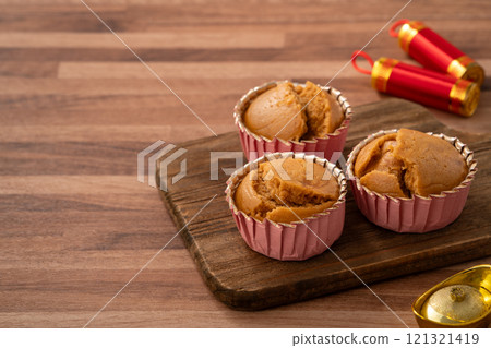 發糕 發粿 農曆新年 Fa gao steamed spongge cake スポンジケーキ 121321419