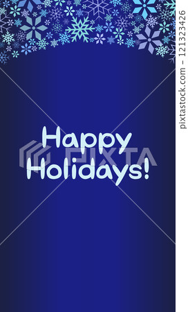 藍色背景雪花向量框架背景插畫素材【帶文字】【垂直排】 藍色背景雪花向量框架背景插畫素材【帶文字】【垂直排】 121323426