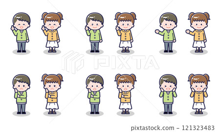 Children in Casual Clothes 03 121323483