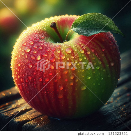 Fresh apples captured in a moment of fresh morning 121323831