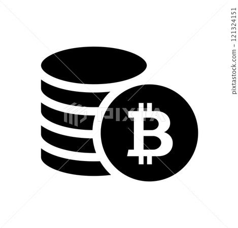 Virtual currency simple icon Virtual currency simple icon 121324151