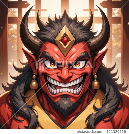 節分的主角！可愛的惡魔面具設計 121324836