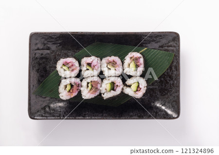 Plum and Cucumber Seaweed Rolls Plum and Cucumber Seaweed Rolls 121324896