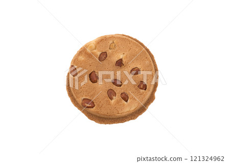 1 peanut rice cracker 1 peanut rice cracker 121324962