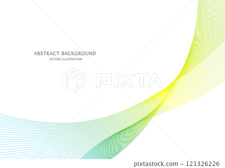 Green gradient abstract curve background vector material Green gradient abstract curve background vector material 121326226