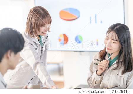 工程師組進行設計評審 工程師組進行設計評審 121326411