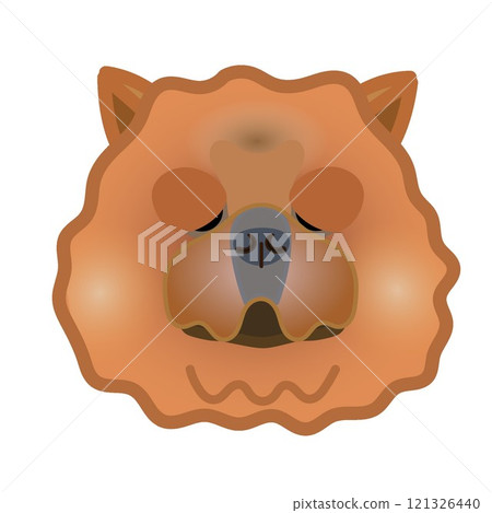 鬆獅犬臉圖 121326440