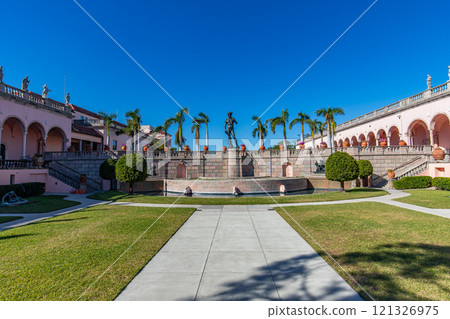 Exteriors and gardens of the Ringling, Sarasota, Florida, usa Exteriors and gardens of the Ringling, Sarasota, Florida, usa 121326975