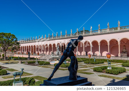 Exteriors and gardens of the Ringling, Sarasota, Florida, usa Exteriors and gardens of the Ringling, Sarasota, Florida, usa 121326985