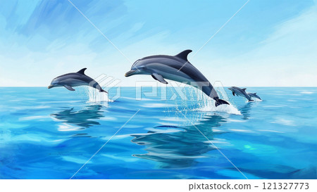 海豚跳 海豚跳 121327773