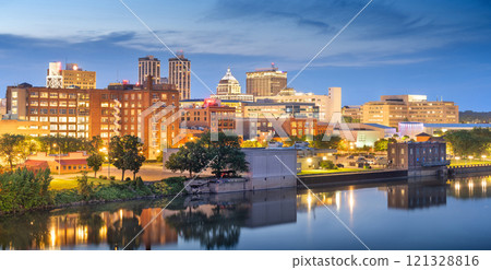 Peoria, Illinois, USA Downtown City Skyline Peoria, Illinois, USA Downtown City Skyline 121328816