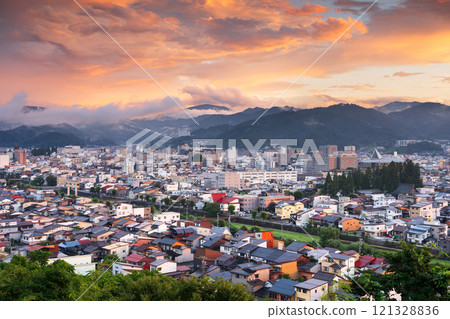 Takayama, Gifu, Japan Skyline 121328836