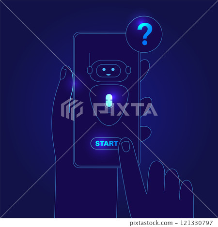 AI chatbot technology 121330797