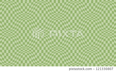 Psychedelic checkerboard poster 121330807