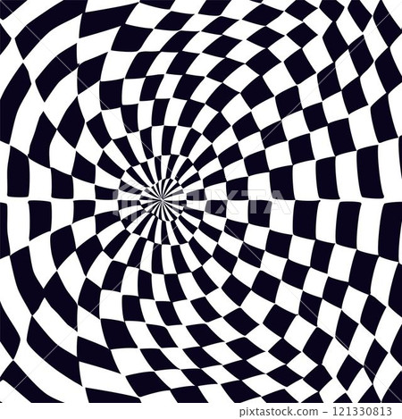 Psychedelic checkerboard pattern Psychedelic checkerboard pattern 121330813