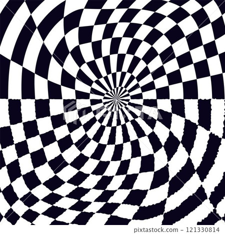 Psychedelic checkerboard pattern Psychedelic checkerboard pattern 121330814