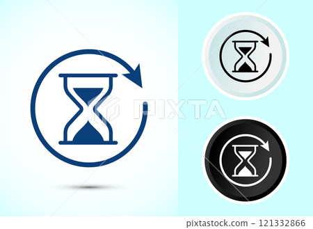 Long lasting icon design illustration. Durability icon design. Represents durability Long lasting icon design illustration. Durability icon design. Represents durability 121332866