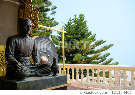 Monks statues in Wat Phra That Doi Suthep, Monks statues in Wat Phra That Doi Suthep, 121334402