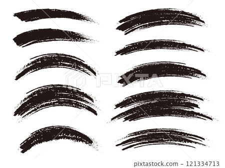 用 Brush_black 繪製的線條插圖集 用 Brush_black 繪製的線條插圖集 121334713