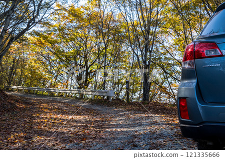[Mikabuko Super Forest Road] Off-road in the depths of autumn 121335666