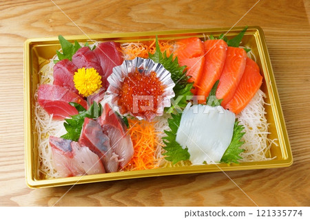 Assortment of delicious sashimi Assortment of delicious sashimi 121335774