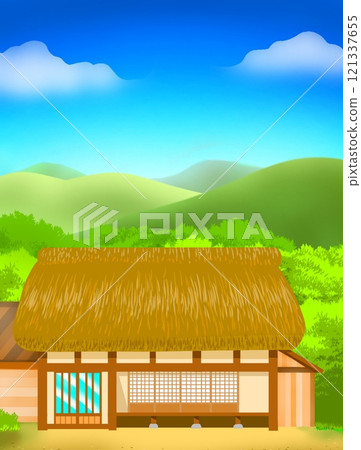 老私人住宅風景 121337655