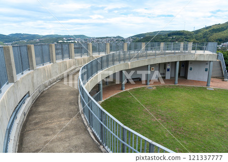 Nabekanmuriyama Park Observatory, where you can see the city of Nagasaki, Nagasaki City, Nagasaki Prefecture Nabekanmuriyama Park Observatory, where you can see the city of Nagasaki, Nagasaki City, Nagasaki Prefecture 121337777