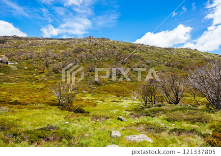 Perisher Village During Summer in Australia 121337805