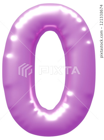 3D image_balloon_0_purple 3D image_balloon_0_purple 121338674