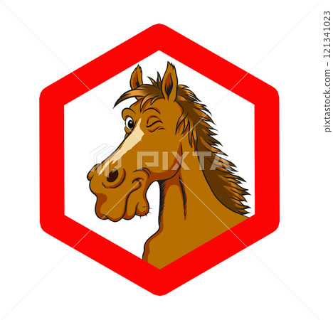 2026 Year of the Horse, New Year's card parts 121341023