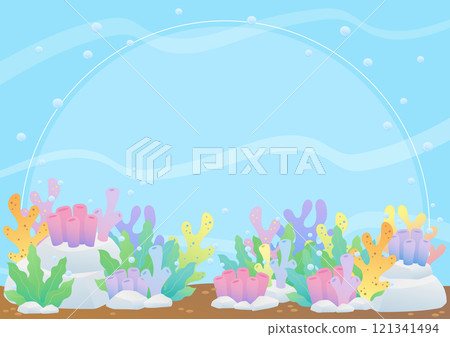 reef under ocean arch frame 2 reef under ocean arch frame 2 121341494