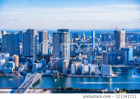 [東京] 隅田川、築地大橋、晴海地區 121341721