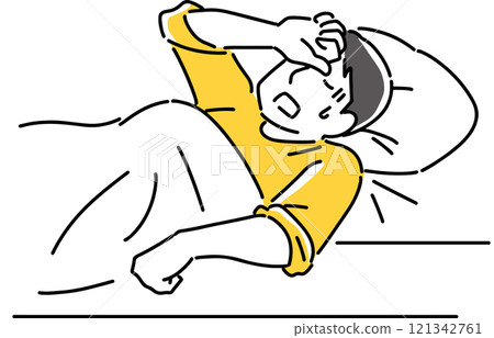 一個健康狀況不佳的男人 一個健康狀況不佳的男人 121342761