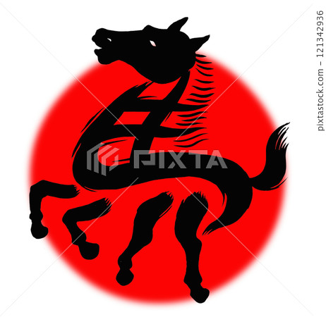 2026 Year of the Horse, New Year's card parts illustration creative character png 2026 Year of the Horse, New Year's card parts illustration creative character png 121342936