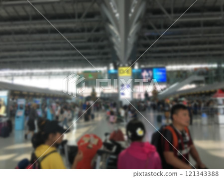 Airport Blurred Background Airport Blurred Background 121343388