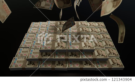 一萬日元鈔票從天而降 121343904