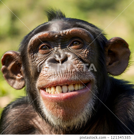 黑猩猩向上圖像 121345385