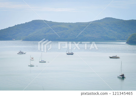 boat or ship in the sea , sea , mountain and island or Phuket boat or ship in the sea , sea , mountain and island or Phuket 121345465