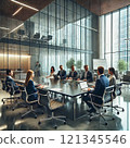 Businessmen meeting in a conference room 121345546