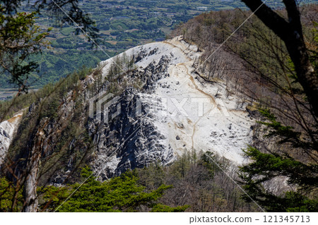 View of the white sand Gangawala on Mt. Hinata 121345713