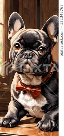 Very cute french bulldog 121345763