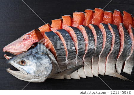 新捲鮭魚片 北海道白鮭魚(公) 新捲鮭魚片 北海道白鮭魚(公) 121345988