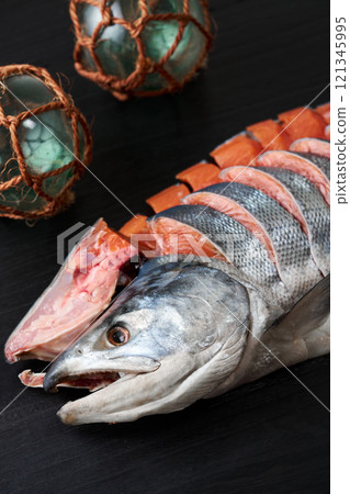 新捲鮭魚片 北海道白鮭魚（公） 121345995