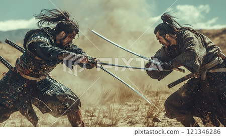 兩位武士對決,決戰時刻 兩位武士對決,決戰時刻 121346286