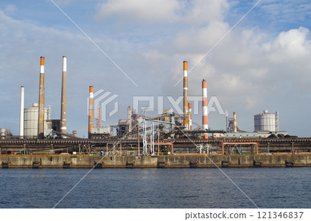 鹿島臨海工業區的鋼鐵廠景觀 121346837