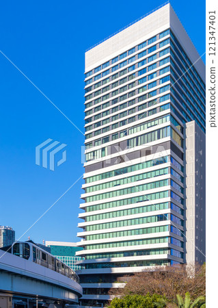 萬豪涉外豪華飯店Mesm Tokyo所在的Waters Takeshiba Tower大樓外觀 萬豪涉外豪華飯店Mesm Tokyo所在的Waters Takeshiba Tower大樓外觀 121347401