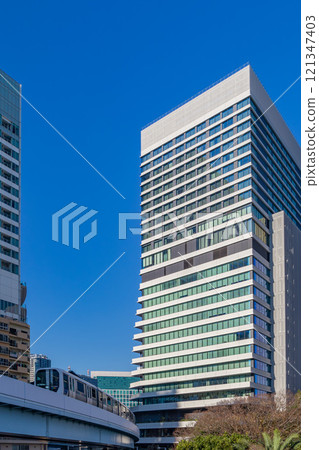 萬豪涉外豪華飯店Mesm Tokyo所在的Waters Takeshiba Tower大樓外觀 萬豪涉外豪華飯店Mesm Tokyo所在的Waters Takeshiba Tower大樓外觀 121347403