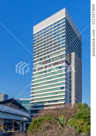 萬豪涉外豪華飯店Mesm Tokyo所在的Waters Takeshiba Tower大樓外觀 萬豪涉外豪華飯店Mesm Tokyo所在的Waters Takeshiba Tower大樓外觀 121347409